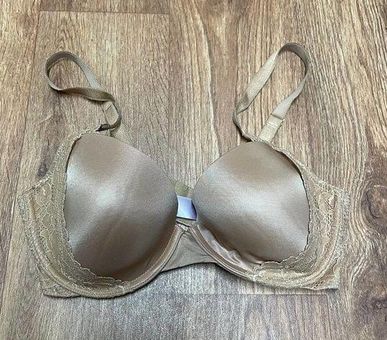 Savage x Fenty by Rihanna Demi Cup Nude Bra Size 34D Underwire Push Up Lace  - $20 - From Heather