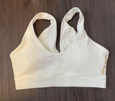 Gymshark Whitney Simmons V2 Bra Unbleached White Size XS - $19 (62% Off  Retail) - From Penny