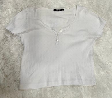 Brandy Melville Zelly Eyelet Top White - $13 - From samantha