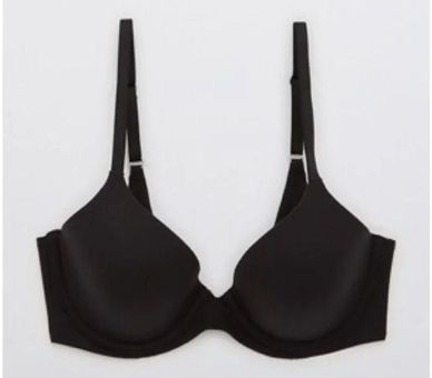 Aerie Sunnie Full Coverage Lightly Lined Bra Black Size 34 E / DD