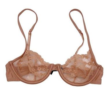 Urban Outfitters Out From Under Sheer Lace Underwire Longline Balconette  Bra SM - $25 - From Megan