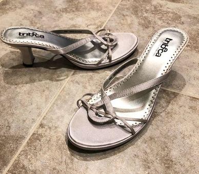 Kenneth cole store silver heels