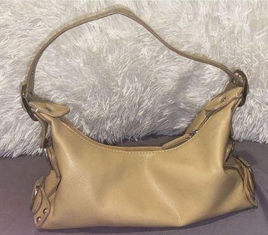 St John's Bay Suede Shoulder Bag Purse Handbag Caramel Top Zipper Side  Pocket | eBay
