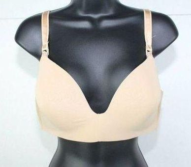 ladies auden Nursing Lightly Lined Wirefree Bra size 38D Tan - $20