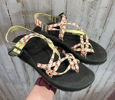 Yellow chaco store sandals