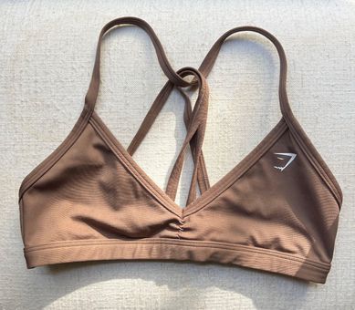 Gymshark Minimal Sports Bra Brown - $22 (26% Off Retail) - From Kailyn
