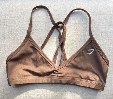 Gymshark Minimal Sports Bra Brown - $22 (26% Off Retail) - From