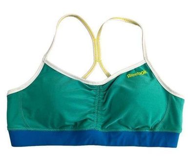 Reebok, Intimates & Sleepwear, Reebok Bright Yellow Logo Racerback Sports  Bra Size Xl