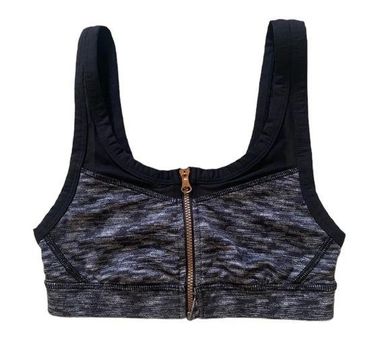 Lululemon zippered sport bra size 2 Gray - $22 - From Karen