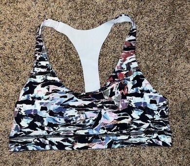 Lululemon Break Free Culture Clash Starlight Sports Bra Size 12