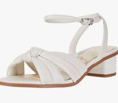 Sam Edelman NWOT Ingrid Ankle Strap Sandal White Size 9 40