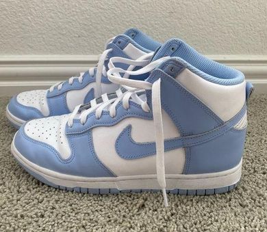 light blue nike dunks