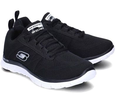 Skechers Flex Appeal Sweet Spot black white sneakers size US 7