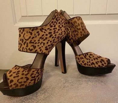 bcbg leopard heels