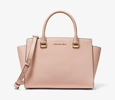 Selma Medium Saffiano Leather Crossbody Bag