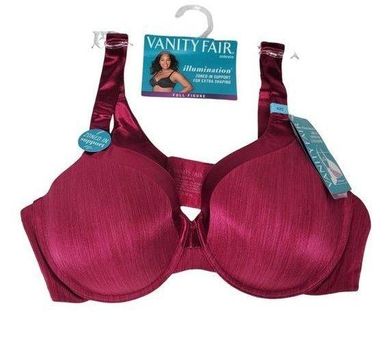 Vanity Fair NWT Illumination Full-Figure Bra 76338 Med Red