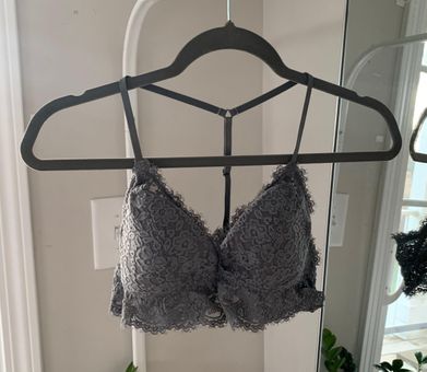 Grey Lace Bralette