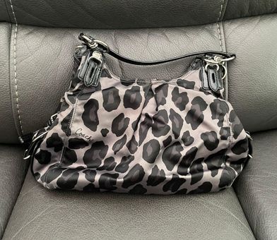 COACH® | Rogue 12 In Haircalf With Leopard Print