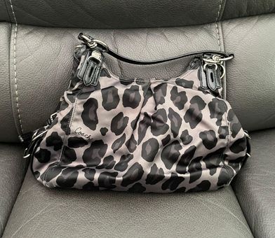 Coach Leopard Print Large Cargo Tote Bag, Brown/Multi at John Lewis &  Partners