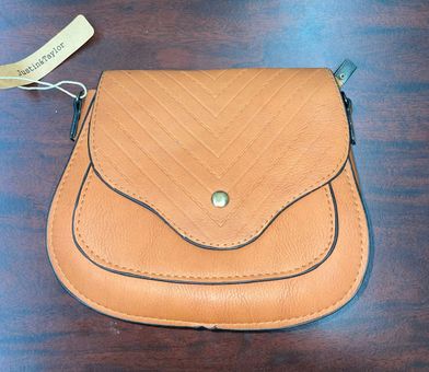 Nine West Tan Leather Shoulder Bag Small Purse | eBay