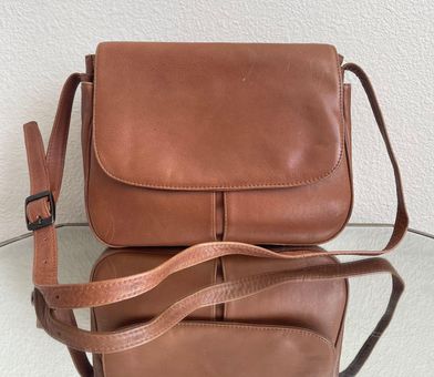 Robert Pietri Red Pebbled Leather Brown Leather Shoulder Bag - Etsy Sweden