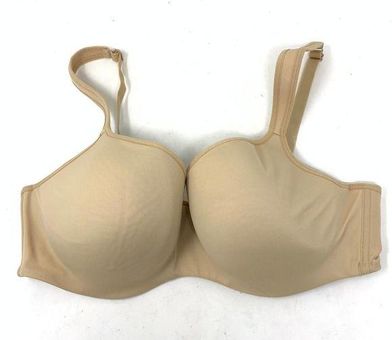 Cacique Women's Size 42D Lightly Padded Smoothing T-Shirt Bra Nude Beige -  $25 - From Gwen
