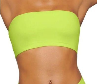 SKIMS Green Fits Everybody Bandeau Bra SKIMS