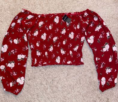 Hollister Long Sleeve Off The Shoulder 