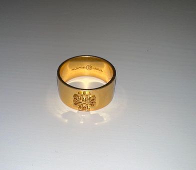 Bnwt Tory Burch Enamel Raised Logo Ring Size 7 India | Ubuy