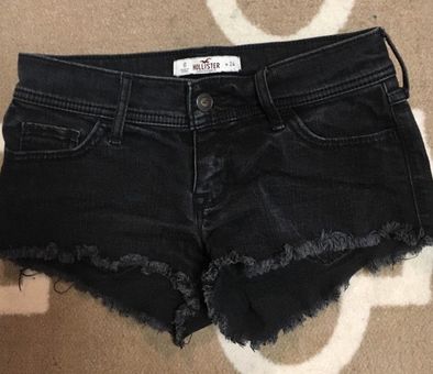 hollister black shorts