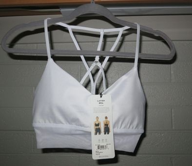 ALO YOGA Lavish Bra White