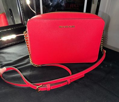 Michael Kors Red Crossbody Bags