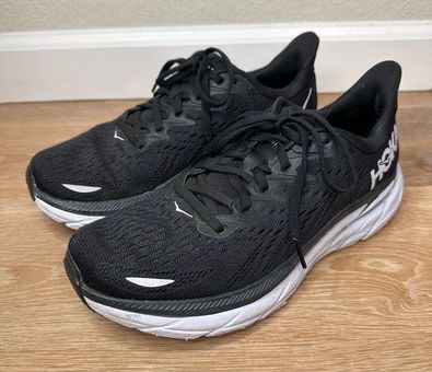 HOKA ONE ONE CLIFTON 8 WOMEN'S, Black Women's Sneakers