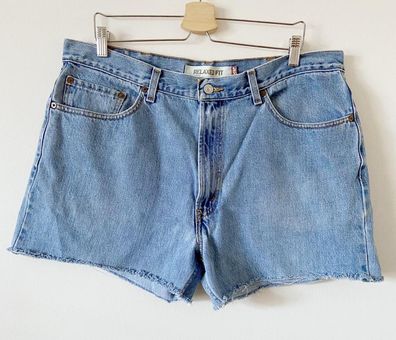 Levi's 550 Relaxed Fit Women's Cut Off Shorts. Blue Size 20 plus - $35 (56%  Off Retail) - From Christina