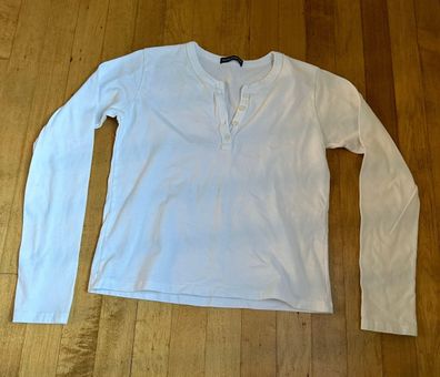 Brandy melville long sleeve top white