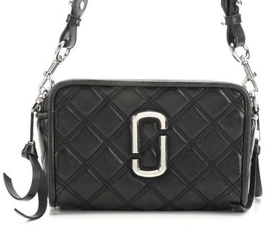 Marc Jacobs Black Quilted Softshot 21 Lamskin Leather Crossbody