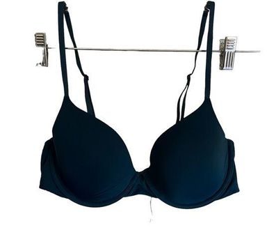 Victoria's Secret Teal Blue Demi Lightly Padded Bra Size 34 C - $23 - From  Angela