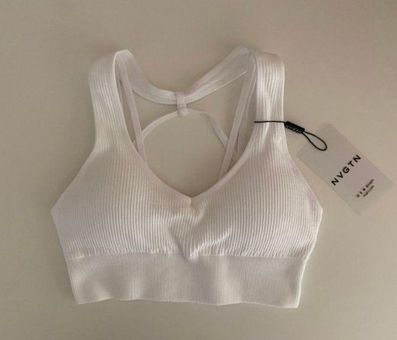 NVGTN Galaxy Ribbed Seamless Bra White Size XS - $34 New With Tags - From  Anna