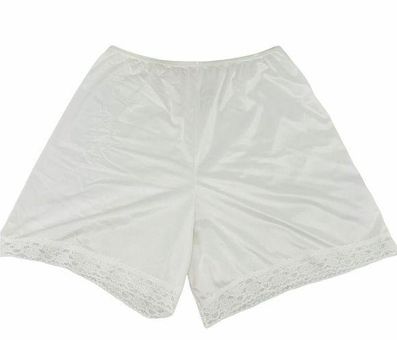 Vanity Fair Underglows PETTILEG Panty Nylon Slip Shorts Large