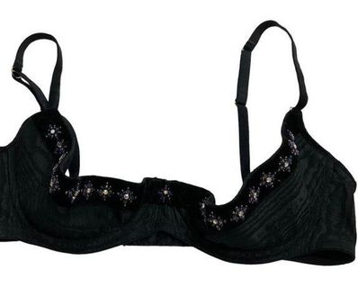 Victoria's Secret Very Sexy Size 36C Black w/ Beads Push Up Shelf (10F-13P)  - $14 - From Bal