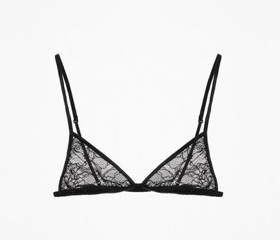 ZARA NWT LACE TRIANGLE BRALETTE Size M - $20 (60% Off Retail) New With Tags  - From Melodie