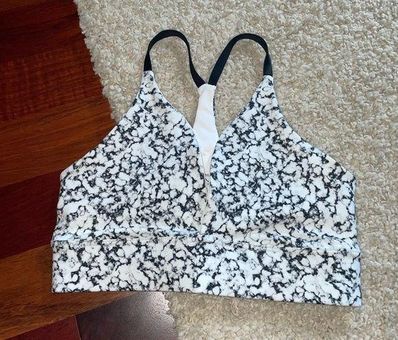 DYI NEW Black and White Marble V-Neck Racerback Bra - $24 - From Cate