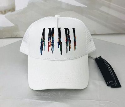 AMIRI Paint Drip Logo Trucker Cap Amiri