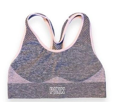 Sports Bra(Pink-Grey)