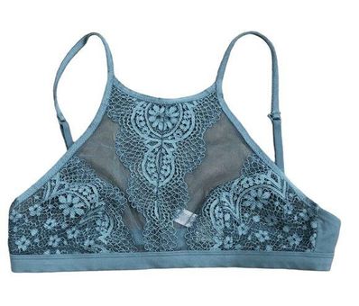 Victoria's Secret, Intimates & Sleepwear, Victorias Secret Racerback Grey  Lace Bralette