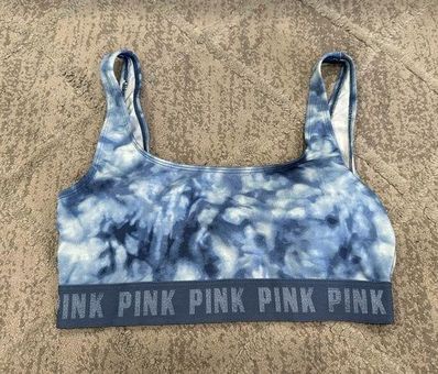 PINK - Victoria's Secret Victoria's Secret PINK Blue Tie Dye Sports Bra  Small S - $11 - From Aggie