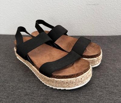 Madden Girl Saliina black platform sandals Women's Size US 7 M New | eBay
