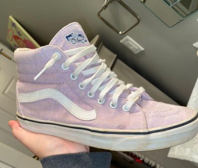 light purple vans high tops