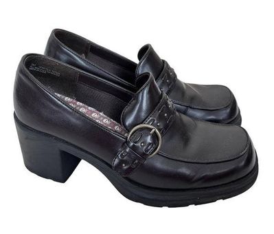 Vintage 90s Y2K Jazberry Chunky Platform Bratz Square Toe Loafers Sz 9 -  $150 - From Rachel