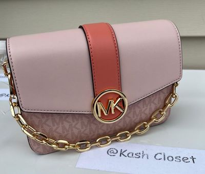 Michael Kors Carmen Small Monogram Flap Crossbody - Sherbert Multiple -  $189 (57% Off Retail) New With Tags - From Kash